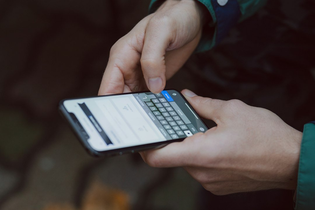 Person using a smartphone to text short angry birds pick up lines one-liners